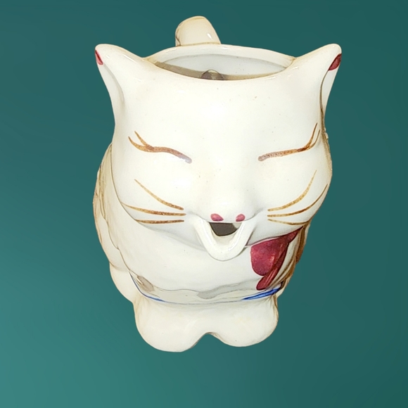 Vintage Anthropomorphic Shawnee USA Patented Puss 'n Boots Kitty Cat Creamer - Picture 5 of 7